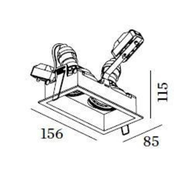 Spot encastrable Plano 2.0 PAR16