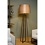 COFFEE - Floor lamp - Ø 55 cm - 1xE27 - Rust brown - 31798/81/97