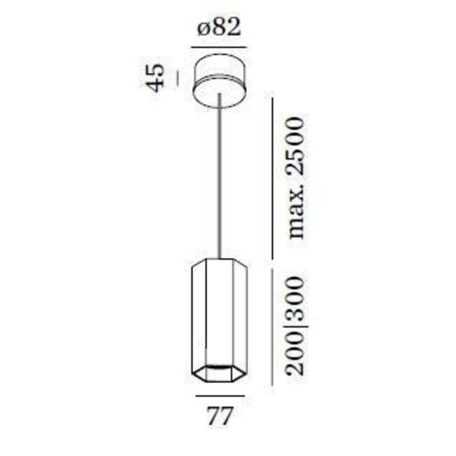 Hexo 3.0 PAR16 pendant lamp