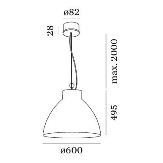Bishop 6.0 hanging lamp