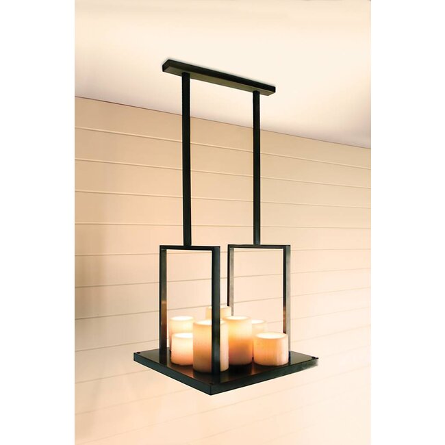 Landelijke Led hanglamp Bellefeu Suspension Carré