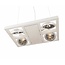 lampe suspendue 35x50cm Indus avec spots Halo