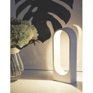 LioLights Lampe de table PORTA fluorescent blanc Porta WI