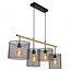 BASKETT - Hanging lamp - 4xE27 - Black - 45459/04/30