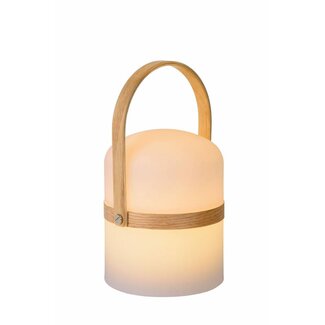 Lucide JOE - Table lamp Outdoor - Ø 14.5 cm - LED Dim. - 1x3W 2800K - IP44 - White - 06800/03/31