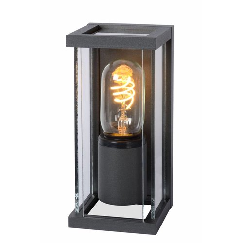 Lucide CLAIRE MINI - Wandlamp Buiten - 1xE27 - IP54 - Antraciet - 27885/01/30 Lucide CLAIRE MINI - Wandlamp Buiten - 1xE27 - IP54 - Antraciet - 27885/01/30
