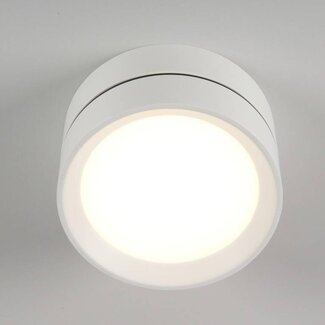 Absinthe Spot de plafond extérieur LED Luna L Blanc IP54