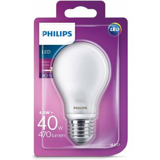 Philips LED lamp MAT E27 4.5-40W A60 warm wit