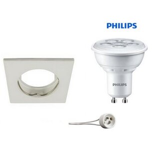 Philips Recessed spot WHITE with GU10 LED 5Watt fixed