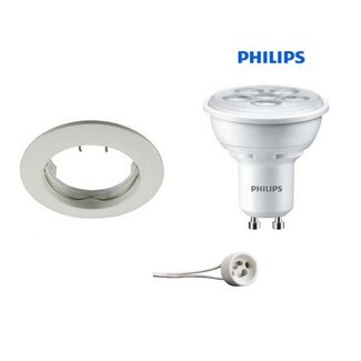 Philips Recessed spot WHITE with GU10 LED 5Watt fixed