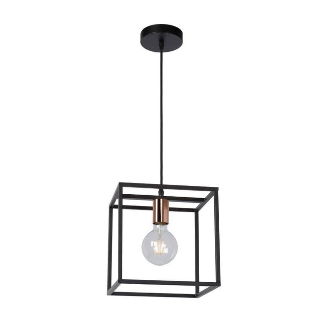 ARTHUR - Hanging lamp - 1xE27 - Black - 08424/01/30