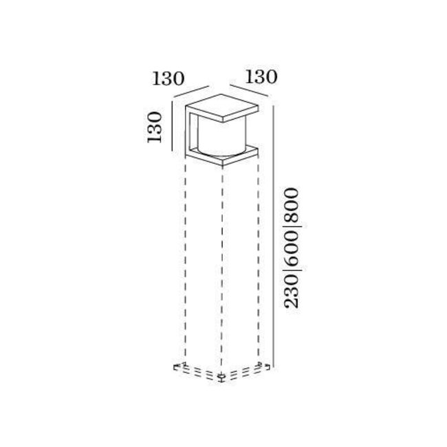 Lanterne de jardin LED extérieure Polar 1.0