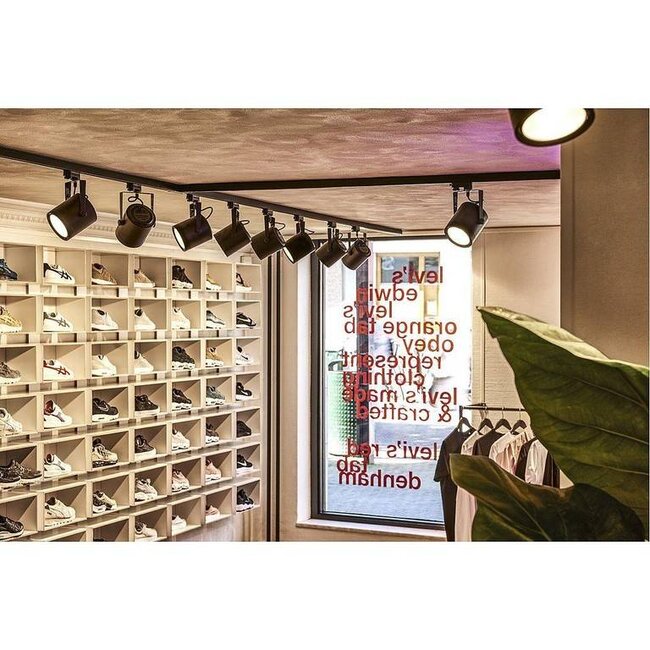 Driefasige railspot Euro Spot LED 21W