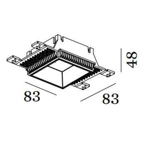 Wever & Ducré Spot encastré Strange 1.0 Kit de plâtre Wever & Ducré Spot encastré Strange 1.0 Kit de plâtre