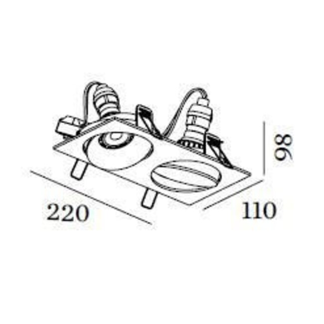 Recessed spot Ron 2.0 PAR16
