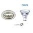Recessed spot WHITE with GU10 LED 5Watt orientable