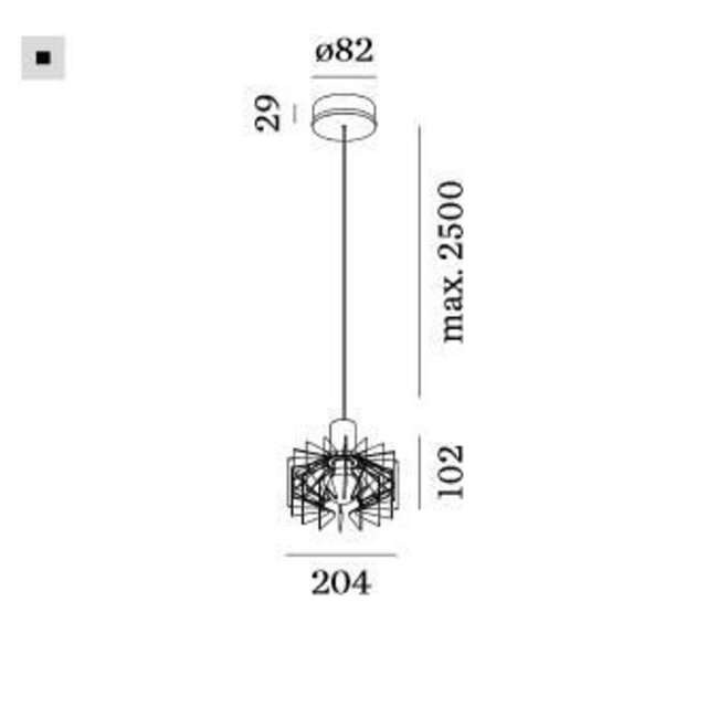 Lampe à suspension LED Wiro 2.0