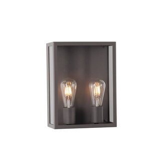 PSM Lighting Polo surface-mounted wall lamp Black W737
