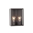 PSM Lighting Polo surface-mounted wall lamp Black W737