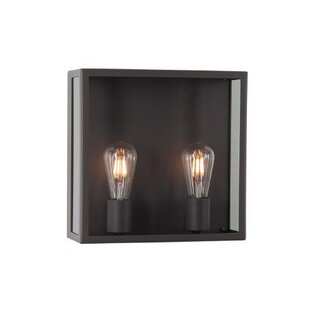 PSM Lighting Polo surface-mounted wall lamp Black W738