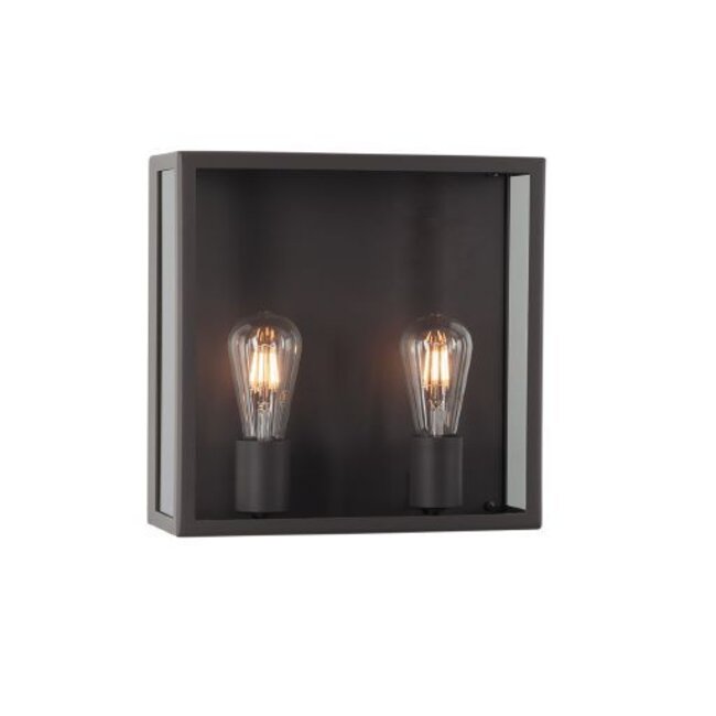 Polo surface-mounted wall lamp Black W738