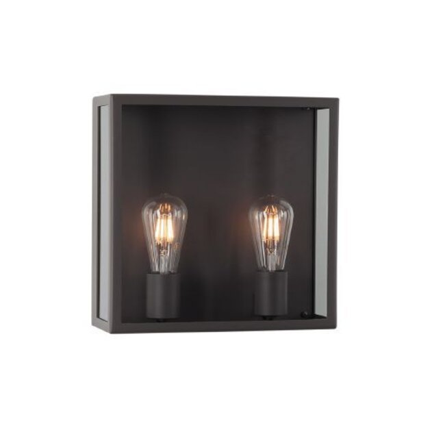 Polo surface mounted wall luminaire Black W737 - Copy