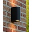 ZORA-LED - Wall spotlight Outdoor - LED Dim. - GU10 - 2x5W 3000K - IP44 - Black - 22861/10/30