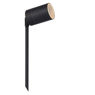 Lucide ARNE-LED - Garden spotlight Outdoor - Ø 6.3 cm - LED - GU10 - 1x5W 2700K - IP44 - Black - 14868/05/30