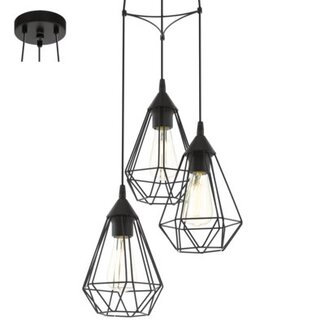 EGLO Suspension TARBES noire 94191