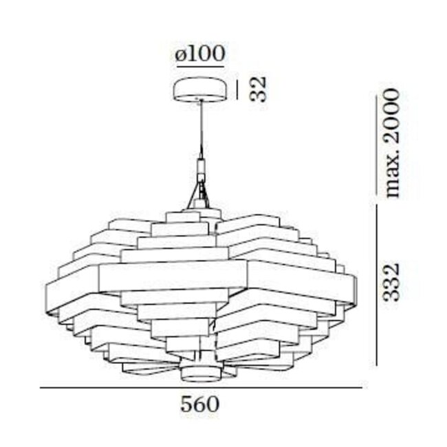 LED Design hanglamp J.J.W. 0.42