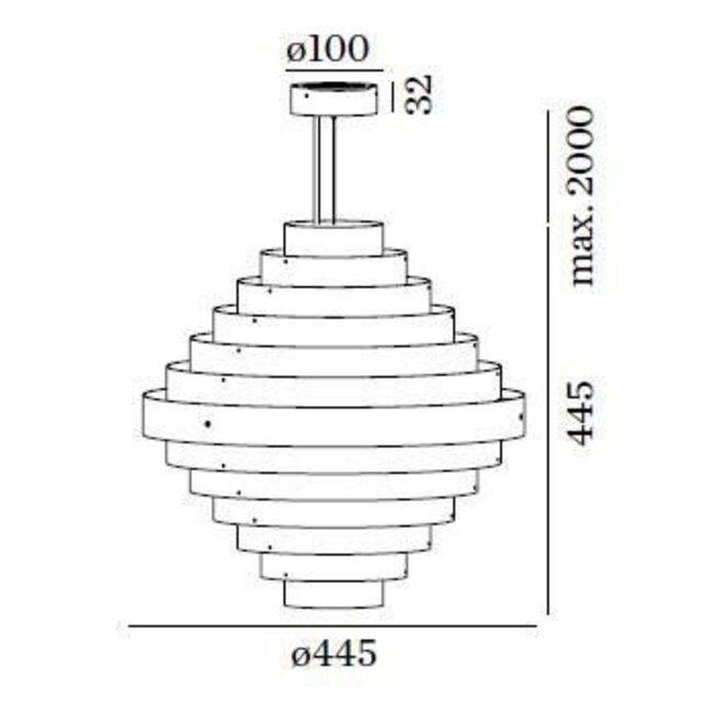 LED Design hanging lamp JJW 0.5