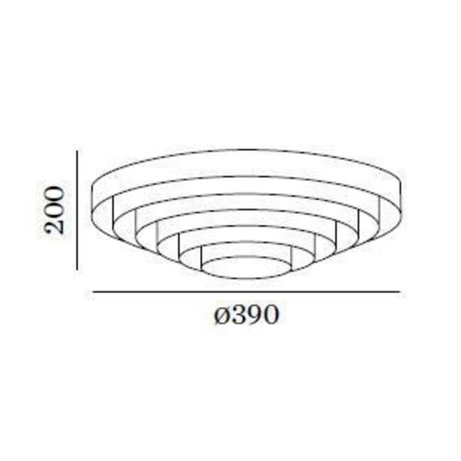 LED Design plafondlamp J.J.W. 0.3