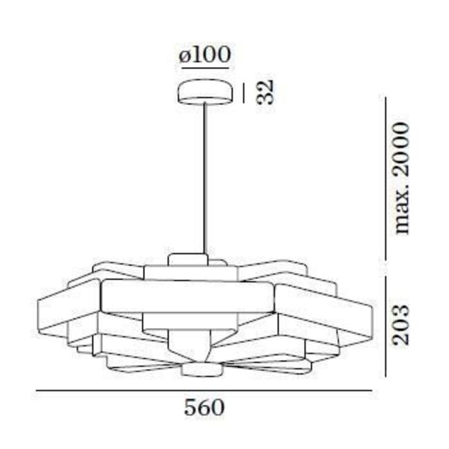 LED Design hanglamp J.J.W. 0.4