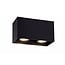 Lucide BODI - Ceiling spotlight - 2xGU10 - Black - 09101/02/30