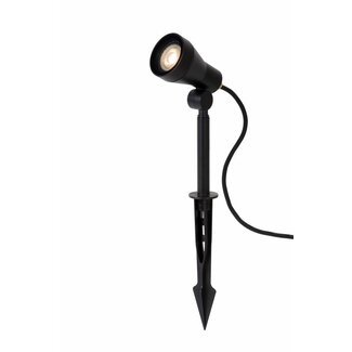 Lucide SPIKE - Garden spotlight Outdoor - LED Dim. - GU10 - 1x5W 3000K - IP54 - Black - 27882/05/30