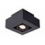 Lucide XIRAX - Ceiling spotlight - LED Dim to warm - GU10 - 1x5W 2200K / 3000K - Black - 09119/06/30