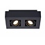 Lucide XIRAX - Ceiling spotlight - LED Dim to warm - GU10 - 2x5W 2200K / 3000K - Black - 09119/11/30