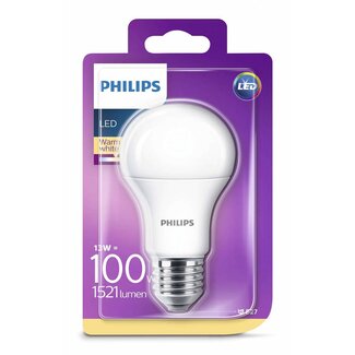 Philips LED bulb MAT E27 13-100W warm white