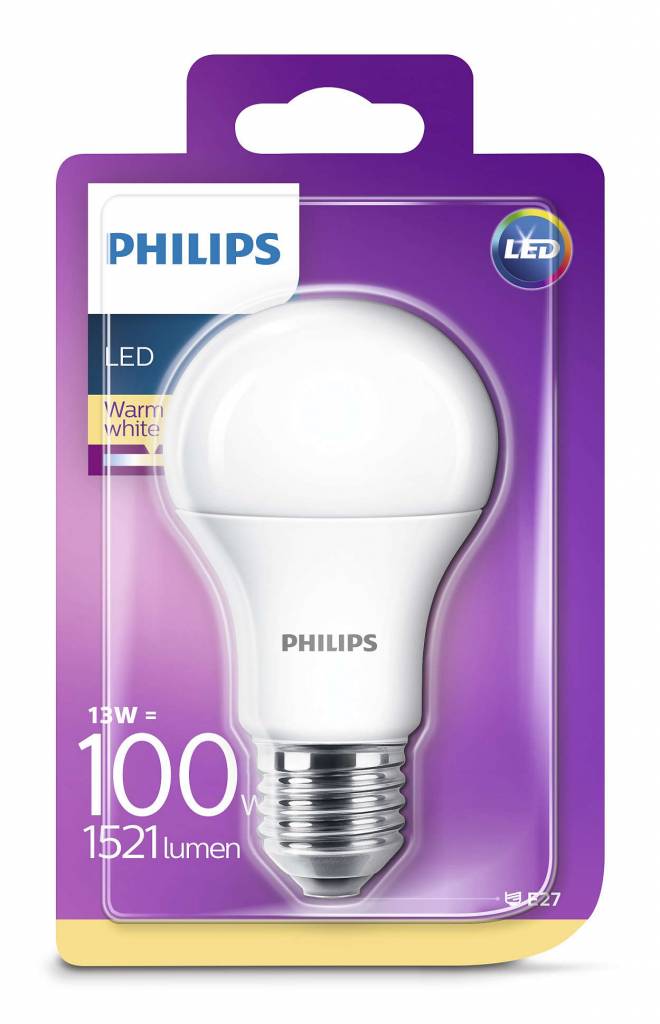 inschakelen Klagen Prematuur LED lamp MAT E27 13-100W warm wit - perfectlights.be