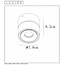 YUMIKO - Plafondspot - Ø 7,8 cm - LED Dimb. - 1x10W 2700K - Wit - 35911/08/31