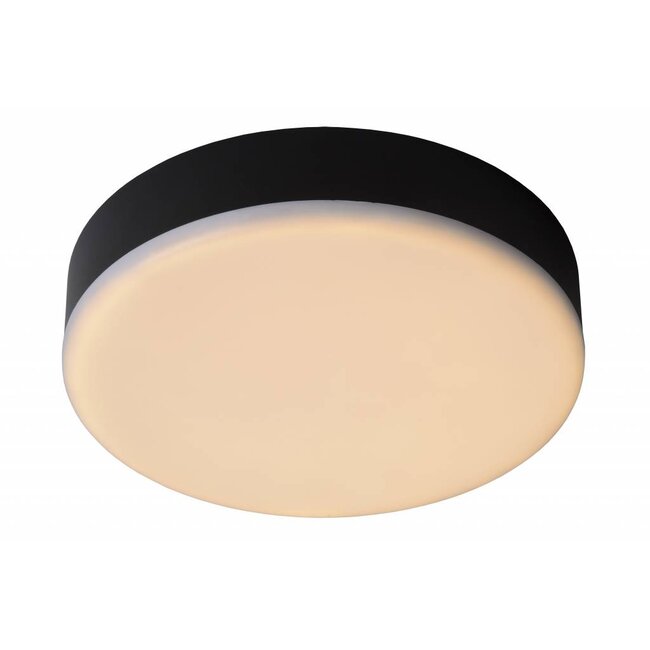 CERES-LED - Plafonnier Salle de bain - Ø 21,5 cm - LED Dim. - 1x30W 3000K - IP44 - Noir - 28112/30/30