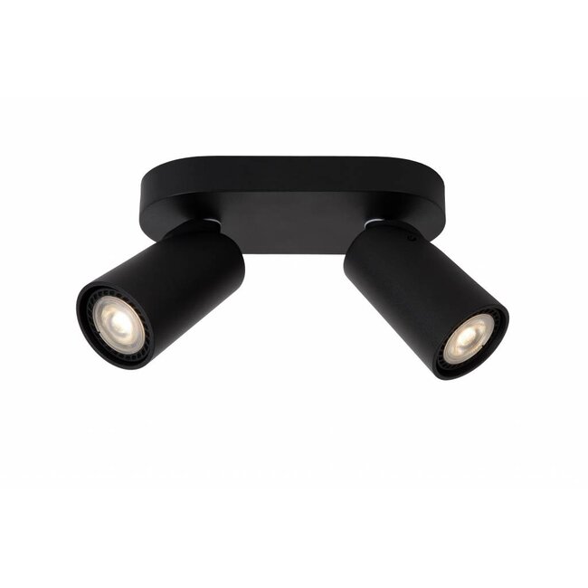 XYRUS - Ceiling spotlight - LED Dim to warm - GU10 - 2x5W 2200K / 3000K - Black - 23954/11/30