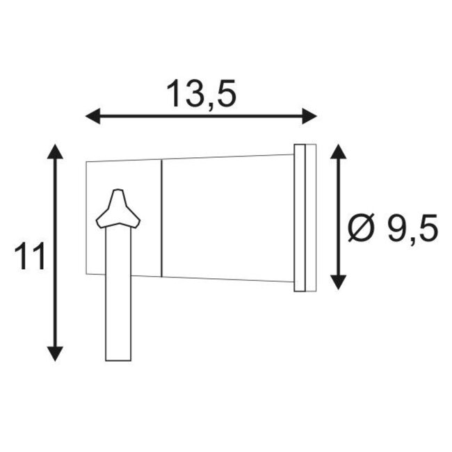 Nautilus LED ground spot with ground pin