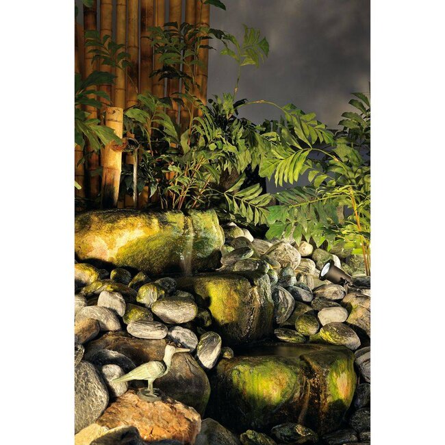 Spot de sol LED Nautilus avec broche de terre