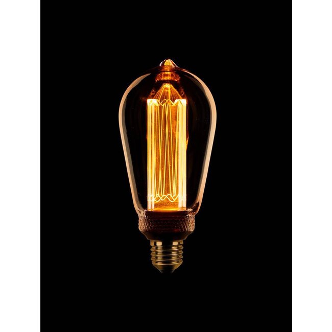 Ampoule LED rétro à filament E27 ST64 DIM 3,5/13 W