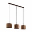 Hanging lamp SAGANTO brown/copper 39357