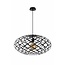 Lucide WOLFRAM - Hanglamp - Ø 65 cm - 1xE27 - Zwart - 21417/65/30