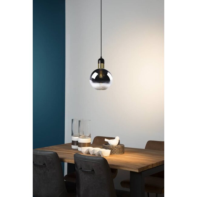 JULIUS - Hanging lamp - Ø 20 cm - 1xE27 - Fumé -34438/20/65