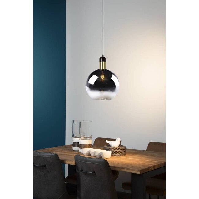 JULIUS - Hanging lamp - Ø 28 cm - 1xE27 - Fumé - 34438/28/65