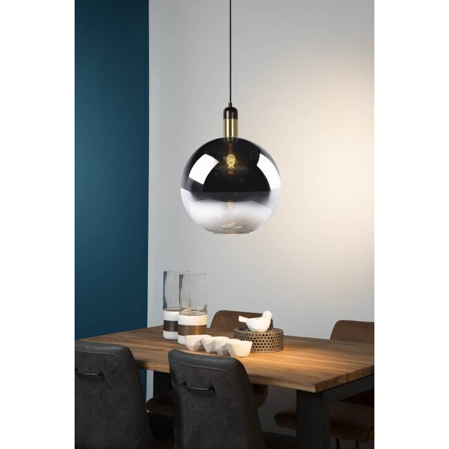 JULIUS - Lampe à suspension - Ø 40 cm - 1xE27 - Fumé - 34438/40/65